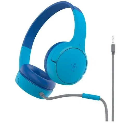 Belkin SOUNDFORM Mini On-Ear Wired слушалки Blue For Kids