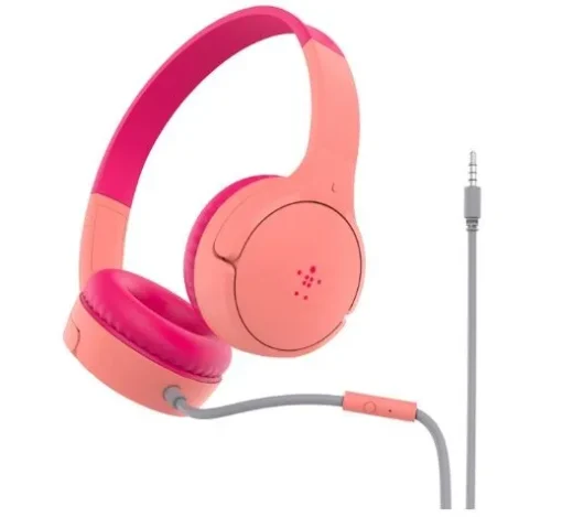 Belkin SOUNDFORM Mini On-Ear Wired слушалки Pink For Kids