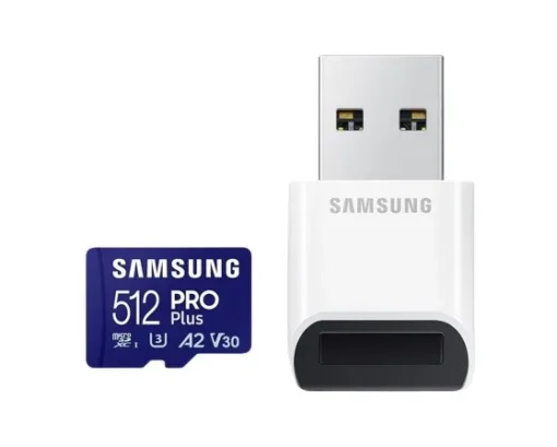 Samsung памет card microSD PRO+ Plus MB-MD512SB/WW 512GB + reader