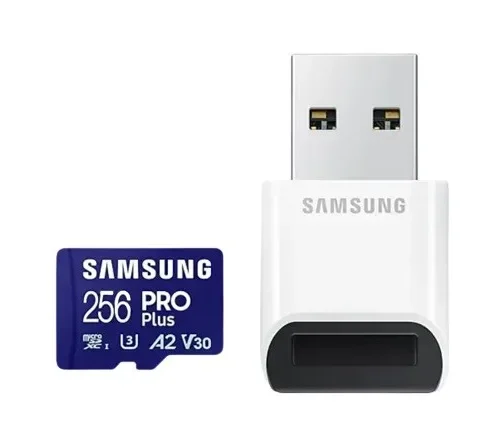 Samsung памет card microSD PRO Plus MB-MD256SB/WW 256GB + reader