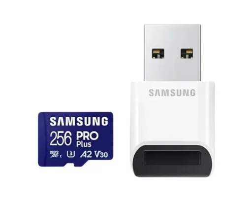 Samsung памет card microSD PRO Plus MB-MD256SB/WW 256GB + reader