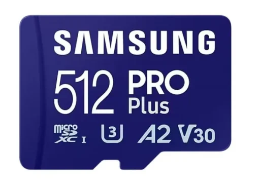 Samsung памет card microSD PRO+ MD-MD512SA/EU + adapter - Image 2