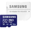 Samsung памет card microSD PRO+ MD-MD512SA/EU + adapter