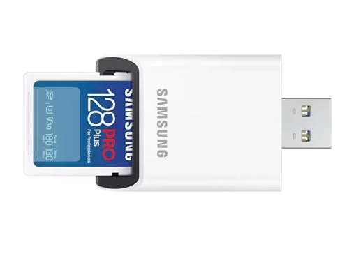 Samsung памет card SD PRO Plus MB-SD128SB/WW 128GB + reader - Image 2