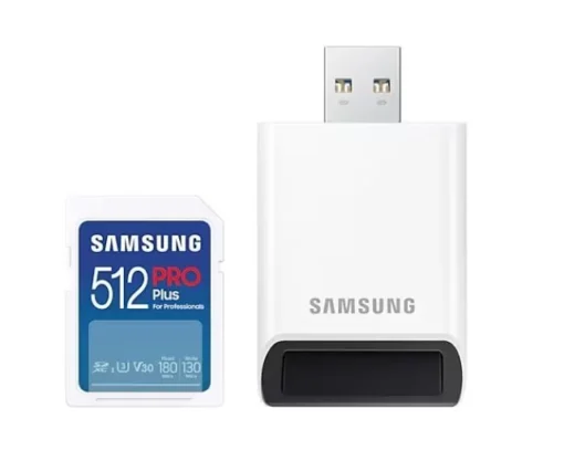 Samsung памет card SD PRO Plus MB-SD512SB/WW 512GB + reader