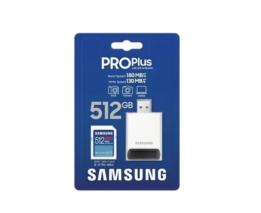 Samsung памет card SD PRO Plus MB-SD512SB/WW 512GB + reader - Image 4