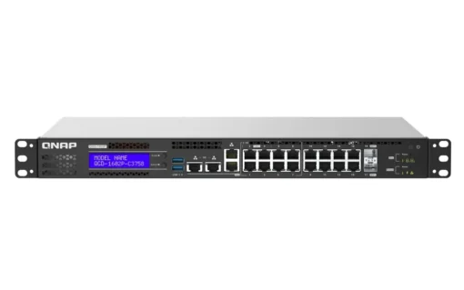 QNAP Managed Switch QGD-1602P-C3558-8G-EU L2 PoE C3558