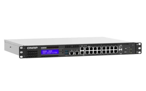 QNAP Managed Switch QGD-1602P-C3558-8G-EU L2 PoE C3558 - Image 3