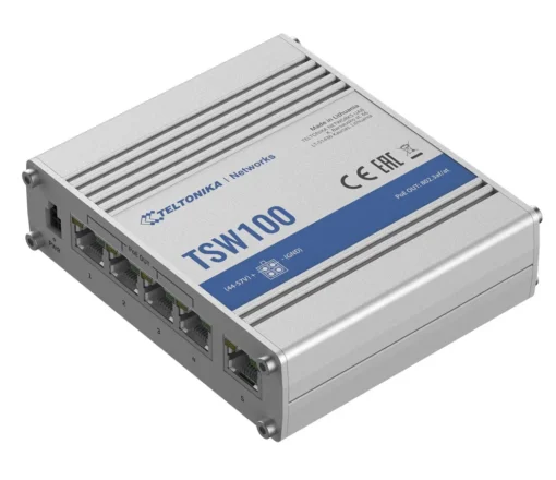 TELTONIKA Switch TSW100 4xPoE+, 5xGigabit Ethernet - Image 2