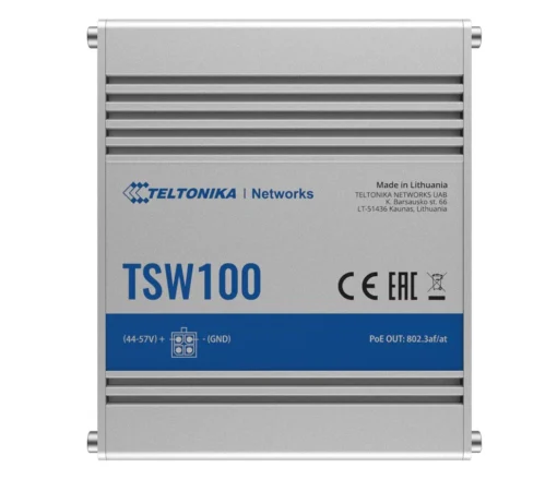 TELTONIKA Switch TSW100 4xPoE+, 5xGigabit Ethernet - Image 4