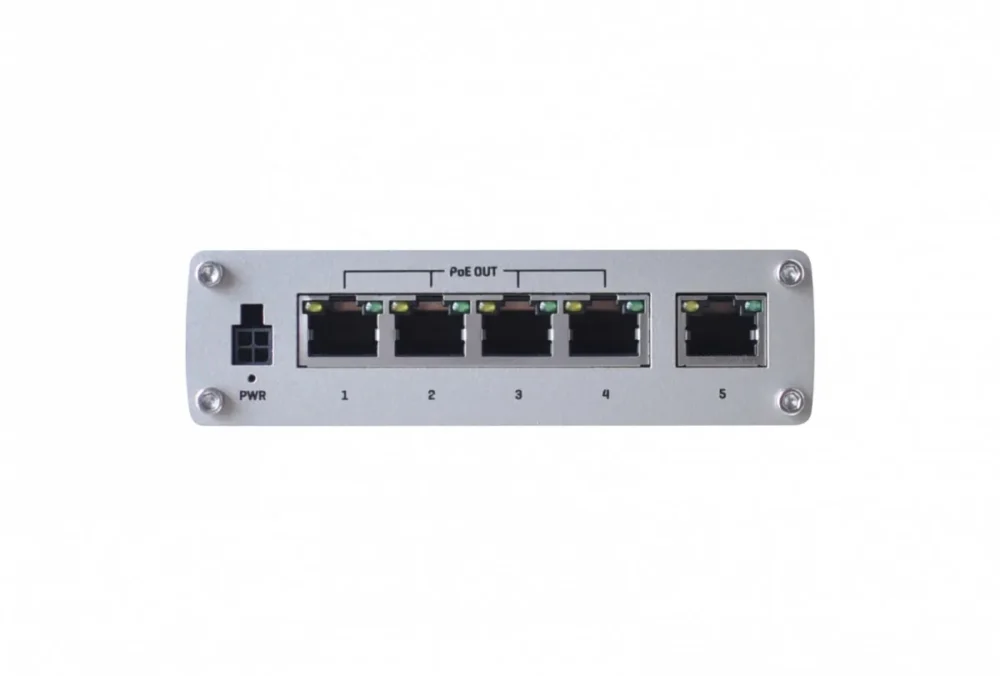 TELTONIKA Switch TSW100 4xPoE+ 5xGigabit Ethernet