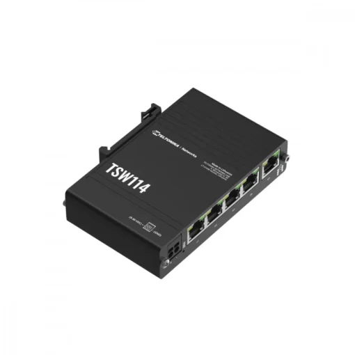 TELTONIKA Switch TSW114 5xGbE, Integrated DIN Bracket - Image 5