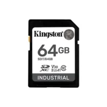 Kingston памет card SD 64GB Industrial C10 UHS-I U3 V30 A1 pSLC