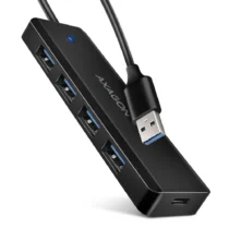 AXAGON HUE-C1A HUB 4-port USB 3.2 Gen 1 19cm cable