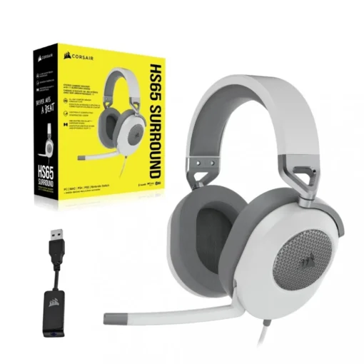 Corsair HS65 Surround Headset white - Image 2