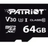 Patriot MicroSDHC card 64GB VX V30 C10 UHS-I U3