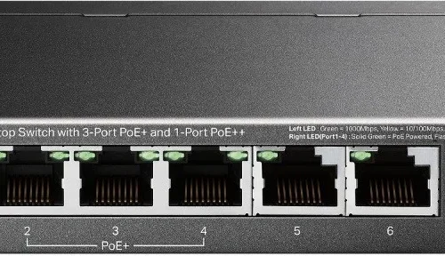 TP-LINK SG1006PP Switch 6GE (3PoE+ 1PoE++)