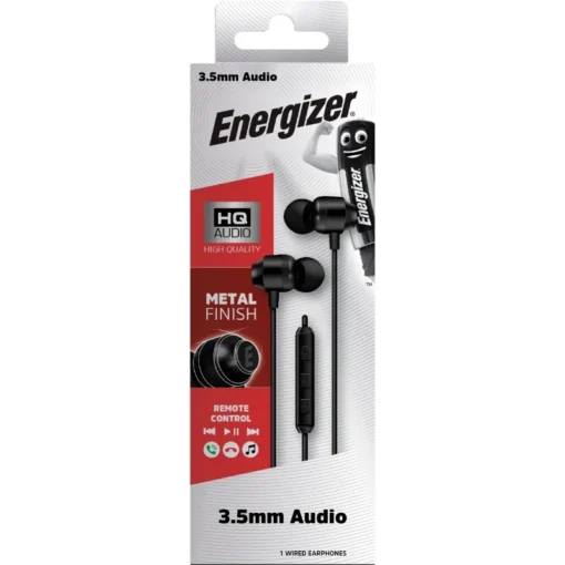 Energizer Wired слушалки 3,5 mm jack black - Image 4