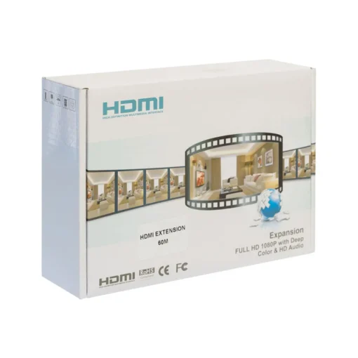 HDMI удължител HDMI Удължител през LAN cat 5/6 до 60м, No brand  - 18265 - Image 2