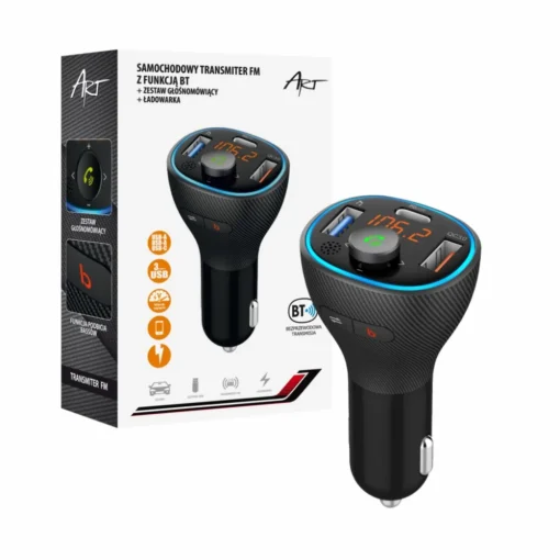 ART ART FM MP3 car transmit ter with BT, USB FM-73 - Image 3