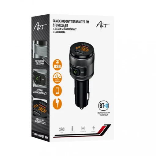 ART ART FM MP3 car transmit ter with BT, USB FM-57 - Image 3