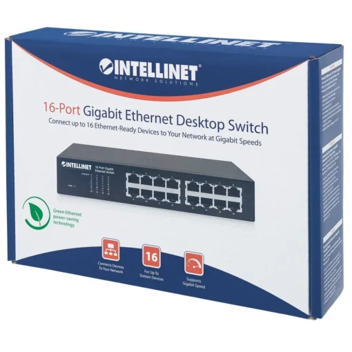 Intellinet Switch Intellinet Gigab it 16x 10/100/1000 RJ45 - Image 4