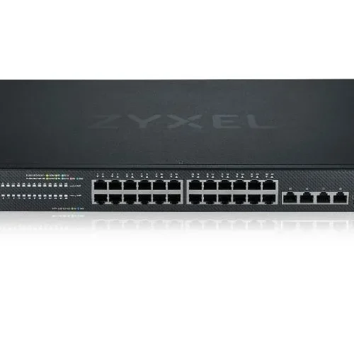 Zyxel Switch XMG1930-30 24-port 2.5GbE Smart Managed Layer 2 Switch with 4 10GbE and 2 SFP+ Uplink