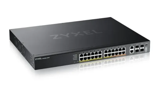 Zyxel Access Switch L3 24 ports PoE,10GbE RJ-45, 4 ports 10GbE SFP+ XGS2220-30HP-EU0101F - Image 2