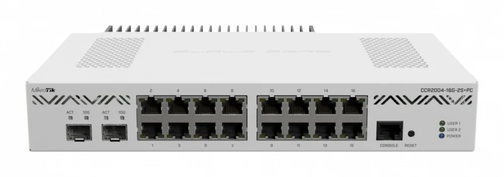 MikroTik MikroTik Wired Router CCR2004-16G-2S+PC