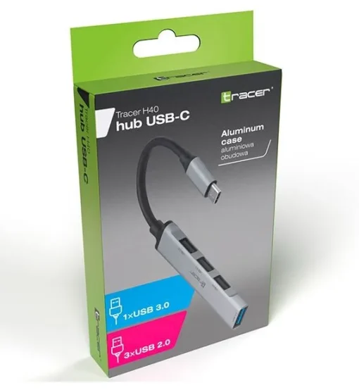 Tracer HUB USB 3.0 H40 4 ports, USB-C - Image 3