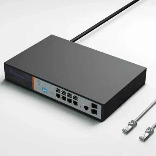 Extralink Managed switch Victor Victor EX-2500G-10MPS 8X 10/100/1000M TX Z POE AT/AF - Image 5