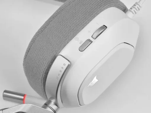 Corsair HS80 RGB USB Wired Headset White - Image 5