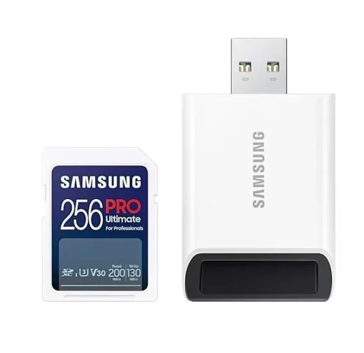 Samsung памет card SD MB-SY256SB/WW 256GB Pro Ultimate + reader - Image 2