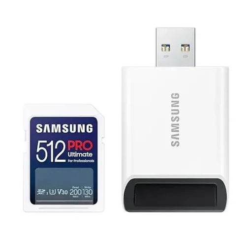 Samsung памет card SD MB-SY512SB/WW 512GB Pro Ultimate + reader - Image 2