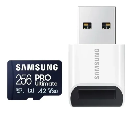 Samsung памет card microSD MB-MY256SB/WW Pro Ultimate 256GB + reader