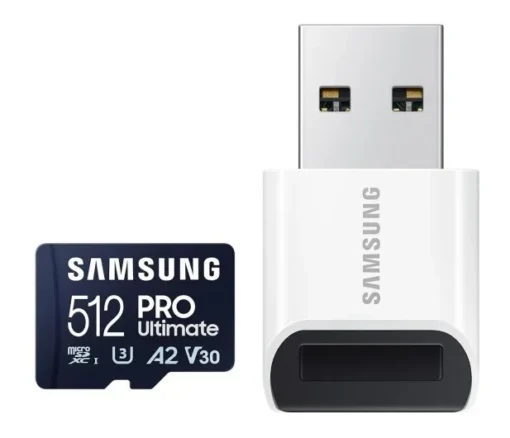 Samsung памет card microSD MB-MY512SB/WW Pro Ultimate 512GB + reader