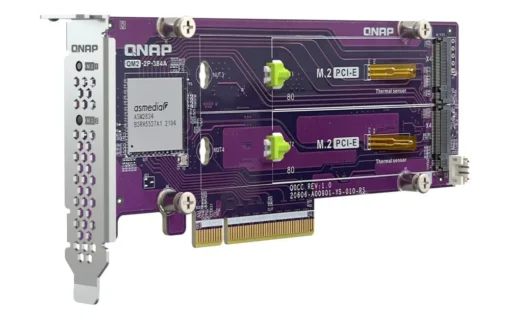 QNAP Expansion card QM2-2P-384A Dual M.2 PCIe SSD - Image 3