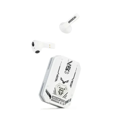 WEKOME безжични слушалки Bluetooth V5.3 TWS Whit - Image 5