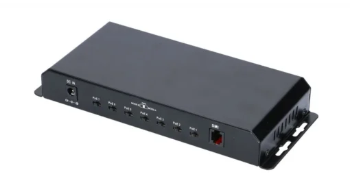 Extralink Switch Gigabit PoE 8-7 port 24V 60W - Image 4