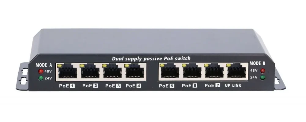 Extralink Switch 8-7 port 24V 90W