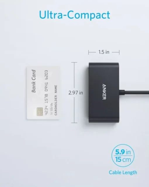 Anker USB-C Hub 3-in-1 4K HDMI Grey - Image 3