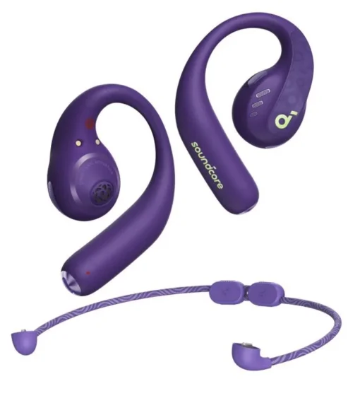 Anker On-Ear слушалки SoundCore AeroFit Pro purple