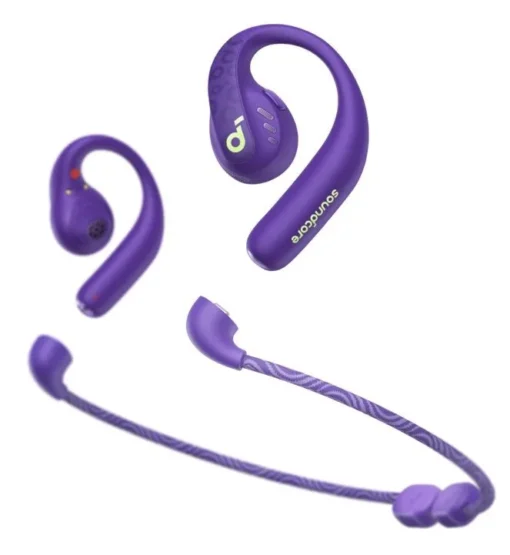 Anker On-Ear слушалки SoundCore AeroFit Pro purple - Image 2