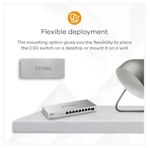 Zyxel Switch 8P 2,5G+ 1SFP+ XMG-108-ZZ0101F - Image 3