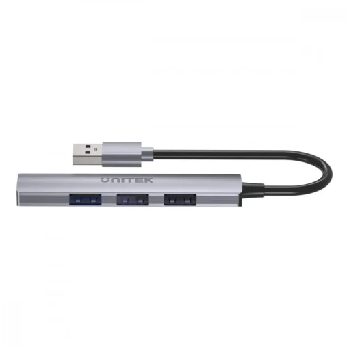 Unitek HUB USB-A, 3x USB-A 2.0, 1x USB-A 5 Gbps Alu - Image 5