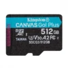 Kingston памет card microSD 512GB Canvas Go Plus 170/90MB/s