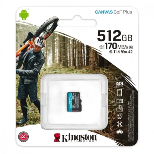 Kingston памет card microSD 512GB Canvas Go Plus 170/90MB/s - Image 3