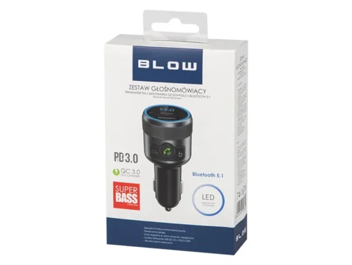 BLOW Transmiter FM Bluetooth5.1 + QC3.0 + PD 24W - Image 4