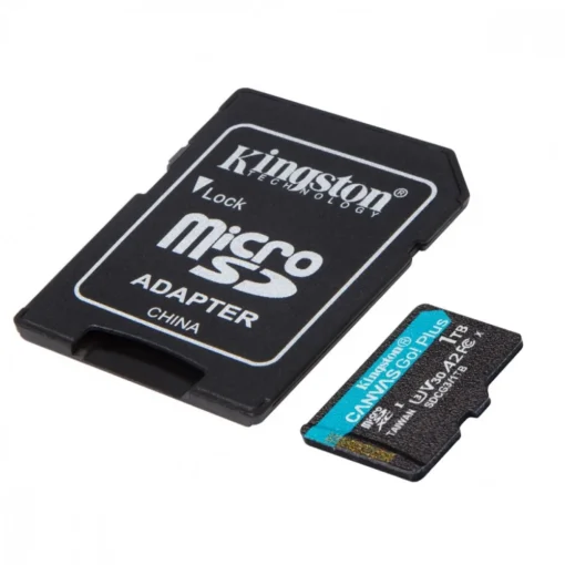 Kingston microSD 1TB Canvas Go Plus 170/90MB/s adapter - Image 2