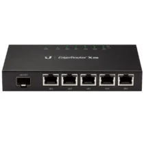 Рутер UBIQUITI EdgeRouter X SFP; (5) GbE RJ45 ports with 24V passive PoE; (1) SFP port; 50W total PoE